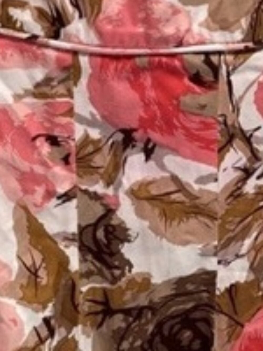 Maggie London Babydoll Dress Size 4P Rose Floral Print Cottagecore Garden Party